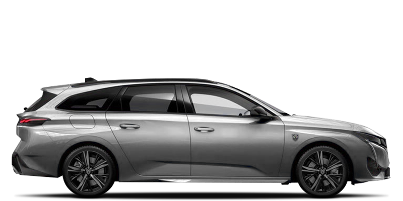 peugeot e308 sw side view